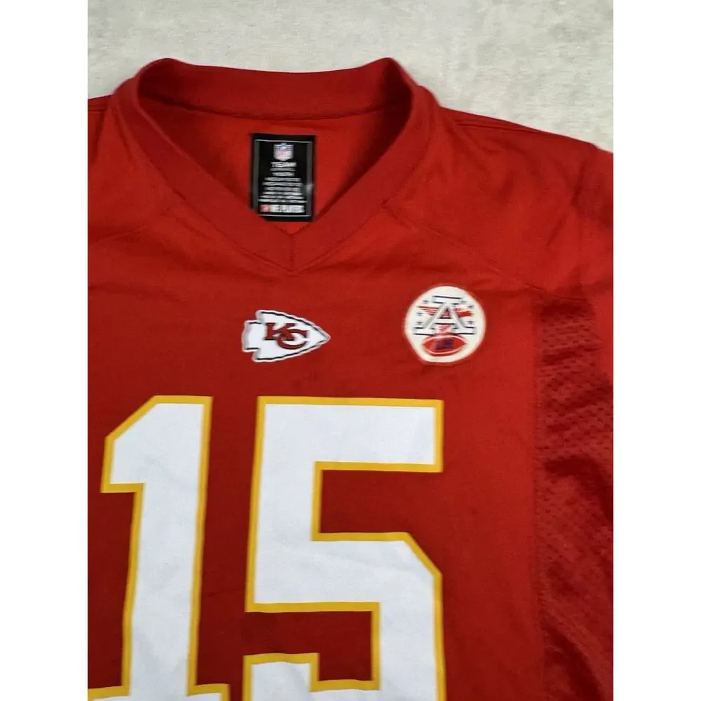 Patrick Mahomes Kansas City Chiefs Youth M 10/12 #15 Red NFL Jersey